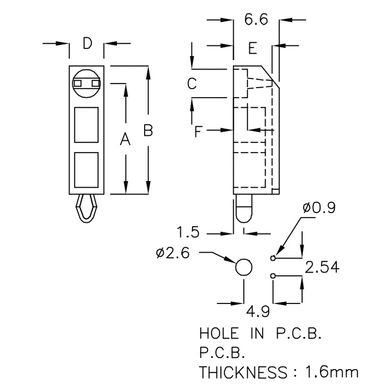 LED Lens Holder LS-LM3-16